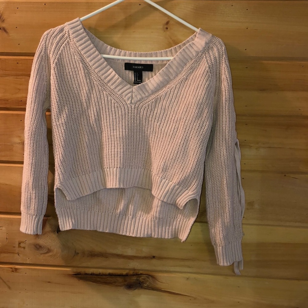 Crop top sweater